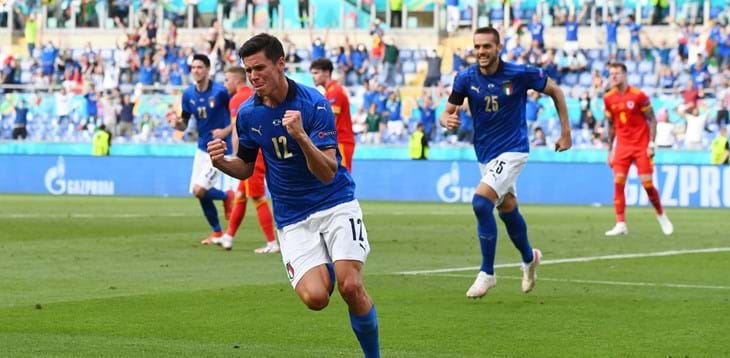 The Azzurri march on, defeating Wales to finish in first place in the group