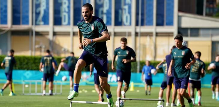 Azzurri back in training, afternoon session at Coverciano