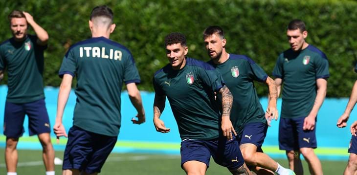 Questa mattina allenamento a Coverciano per gli Azzurri, nel pomeriggio la partenza per Londra