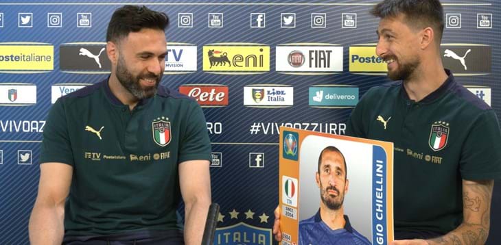 Acerbi vs Sirigu nel quiz “Indovina l'Azzurro” - Video