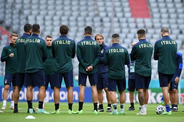 Italy Training Session And Press Conference UEFA Euro 2020 Quarter Final (19)