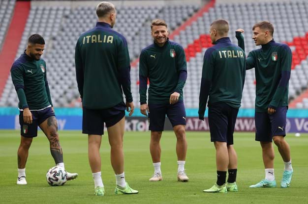 Italy Training Session And Press Conference UEFA Euro 2020 Quarter Final (20)