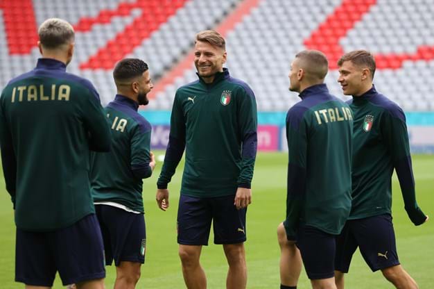 Italy Training Session And Press Conference UEFA Euro 2020 Quarter Final (21)