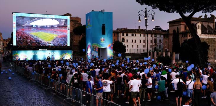 Italy vs. Belgium: over 17 million fans tuned in to support the Azzurri