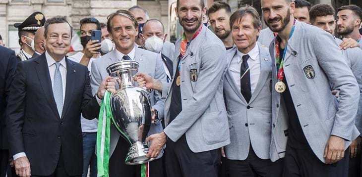 The Azzurri at the Chigi Palace. Prime Minister Draghi: “You’ve made us proud”
