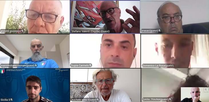 Riunione in call conference con i responsabili periferici dell’Attività di Base e Scolastica siciliani