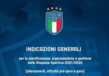 Indicazioni generali per la pianificazione, organizzazione e gestione della s.s. 2021/2022: nuovo Protocollo FIGC