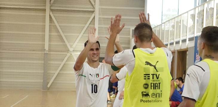 L’Italfutsal va: sconfitta la Finlandia con un gol per tempo grazie ai sigilli di Merlim e Stringari