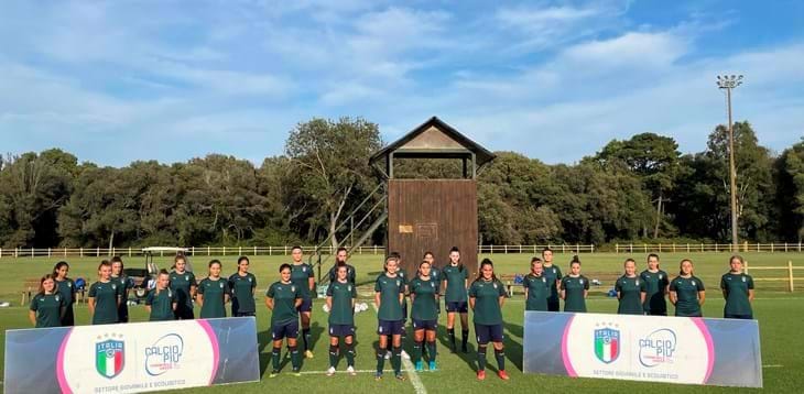 Calcio Femminile: ieri il via allo Stage Calcio+15 riservato alle calciatrici Under 15