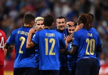 The European champions put on a show in Reggio Emilia, scoring a feast of goals on the way to victory against Lithuania