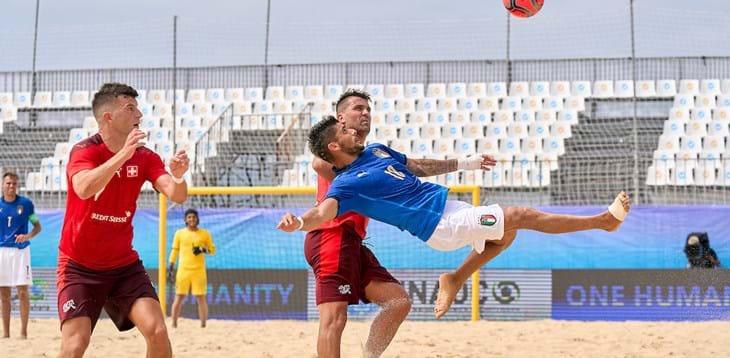 Campionato Europeo. Show Italia all’esordio con la Svizzera: 7-3 e tripletta di Gori