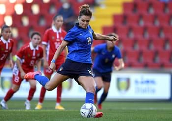 Cristiana Girelli voted by fans as the Best Azzurra from Italy vs Moldova