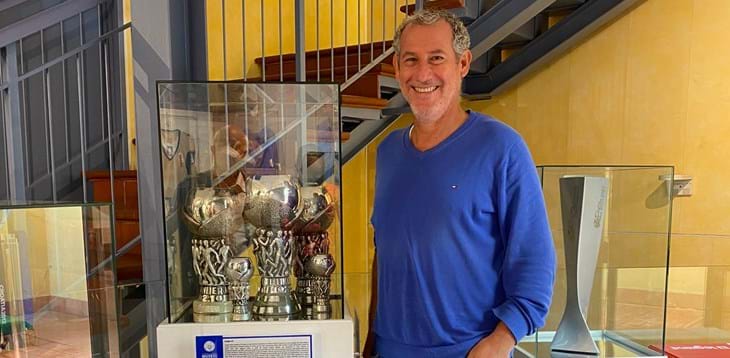 Renato Buso visita il Museo del Calcio