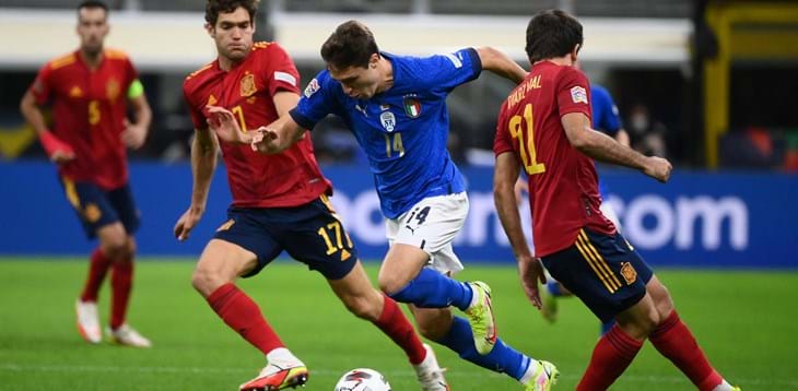 Federico Chiesa è il Migliore Azzurro di Italia-Spagna secondo i tifosi