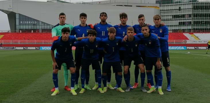 The U18s’ first test ends level. Kabic cancels out Vignato’s goal