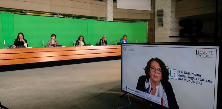 Il presidente Mantovani all’inaugurazione della XXI Settimana della Lingua Italiana nel Mondo