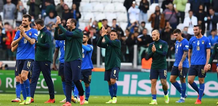 Italy continue to climb the FIFA rankings