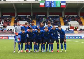 Italy beaten 3-0 by France at L’Aquila in the first friendly. Next match on Saturday