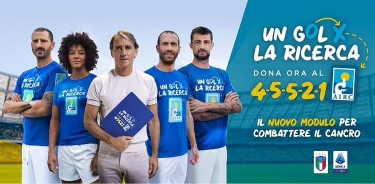 Dagli Azzurri un gol contro il cancro: per AIRC raccolti 70mila euro, +40% rispetto all’anno scorso