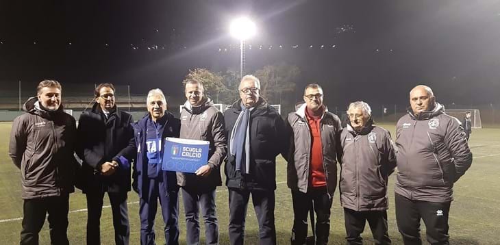 Consegnata all'Olimpia Merano la targa Scuola Calcio Élite