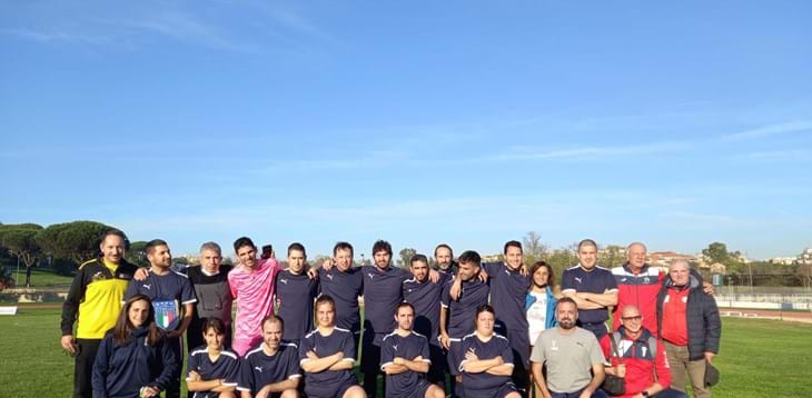 La DCPS Lazio sfida la Nazionale Italiana di Calcio a 7 per atleti con cerebrolesione