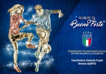 Auguri di Buone Feste dal Coordinamento FIGC SGS Puglia