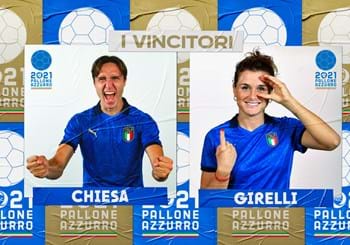 Pallone Azzurro 2021: vincono Federico Chiesa e Cristiana Girelli!