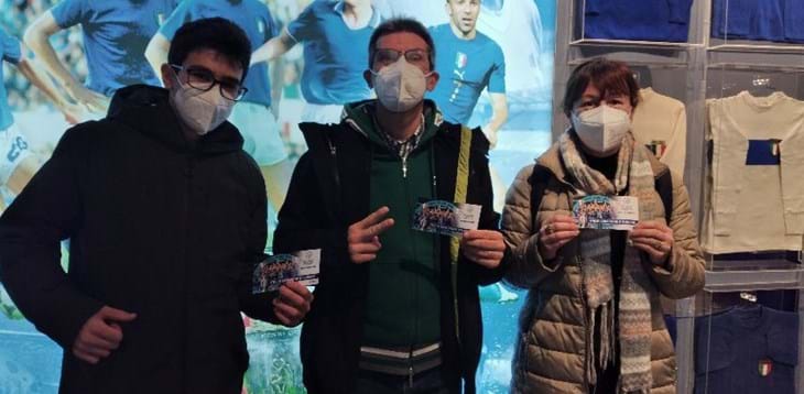 I primi visitatori del 2022 al Museo del Calcio
