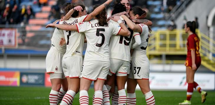 A Latina il Milan batte 2-1 la Roma e stacca il primo pass per la finale di Supercoppa FS Italiane