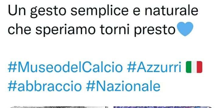 Il Museo del Calcio celebra la Giornata mondiale degli Abbracci