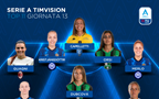 Serie A Femminile TimVision 2021/22: la Top 11 della 13ᵃ giornata di campionato