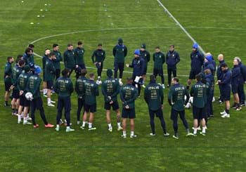 The Azzurri’s training camp in Coverciano comes to an end: third training session at the Federal Technical Centre