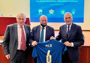 Gravina e Abete in Liguria: “Singoli territori protagonisti del calcio del futuro”