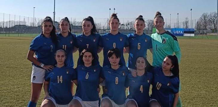 Goleada delle Azzurrine nella prima amichevole con l’Estonia, doppiette per Bernardi e Dragoni