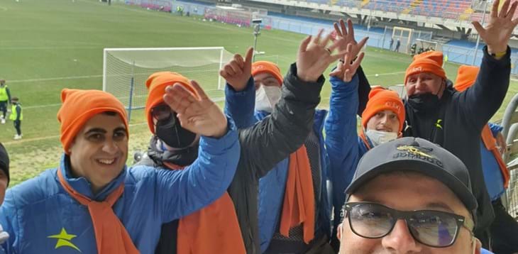 Gli atleti della Stella Del Mare ospiti al “Riviera Delle Palme” per il derby tra Porto D’Ascoli e Sambenedettese