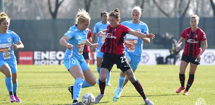 Pari del Milan col Napoli, sconfitte per Sassuolo e Inter, le inseguitrici di Juve e Roma non accorciano