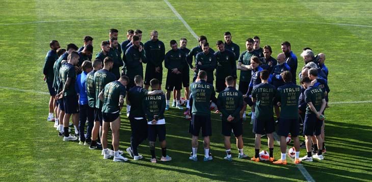 Prosegue la preparazione in vista del match con la Turchia, sei Azzurri lasciano il ritiro