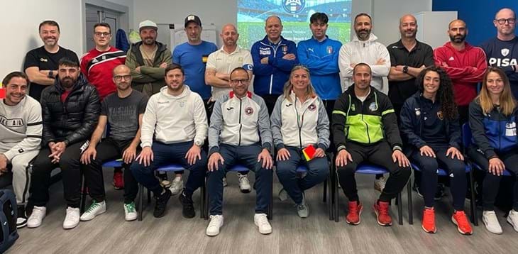 Concluso al Centro di preparazione olimpica di Tirrenia il primo corso dedicato agli allenatori di Beach soccer