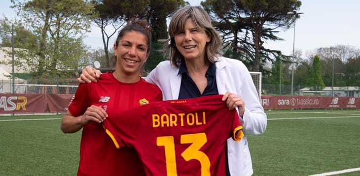 Riprendono le visite ai club di Serie A: Bertolini incontra le calciatrici della Roma