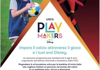 Playmakers il Progetto Uefa venerdì 6 maggio