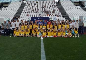 All'Allianz Stadium di Torino 80 bambine coinvolte nelle attività di Playmakers