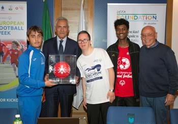 Presentata la Special Olympics European Football Week. Gravina: “Progetto meraviglioso che riparte dopo la pandemia”