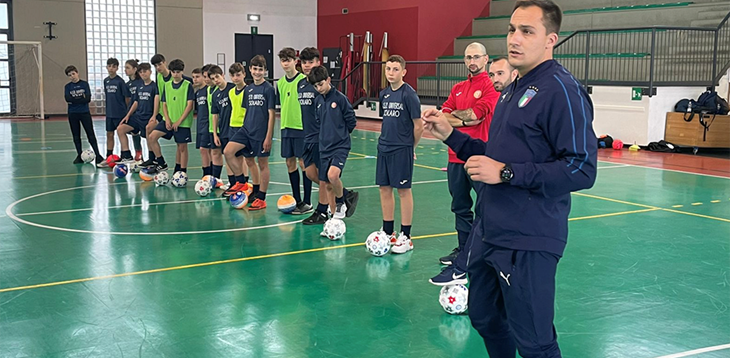 Calcio a 5: grande successo per il terzo workshop pratico sui principi metodologici di allenamento