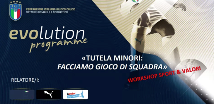 Workshop Area Sport & Valori “Tutela Minori: facciamo gioco di squadra”