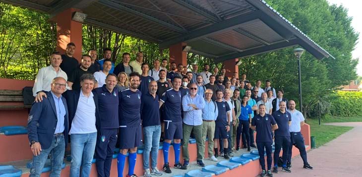 I partecipanti del corso Responsabile Settore Giovanile in visita presso il CFT di Verano Brianza