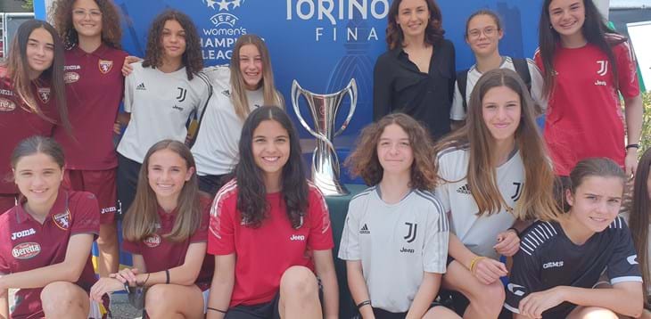 L’attività di Playmakers a Torino in occasione della UEFA Women's Champions League