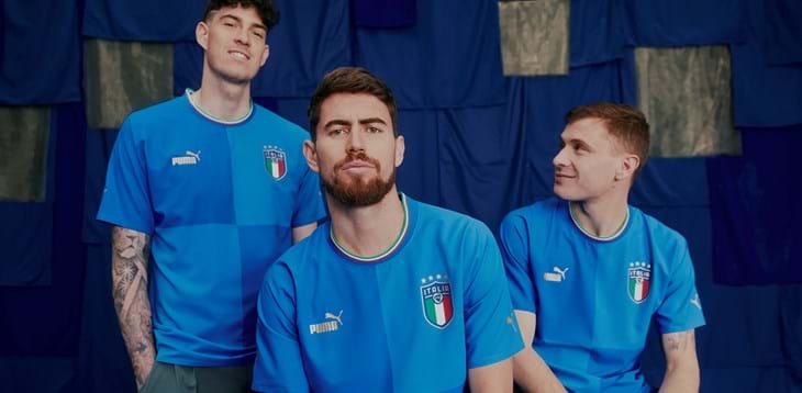 Classic Azzurri: PUMA presenta il nuovo Home Kit 2022 dell’Italia che celebra la storia del calcio italiano
