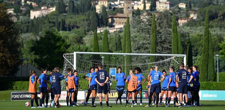 Verso Euro 2022: le Azzurre salutano Coverciano, lunedì scatta l’ultima fase di raduno a Castel di Sangro