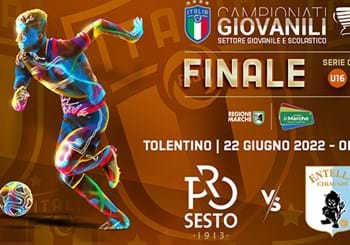U 16 Serie C: questa sera la finale tra Pro Sesto e Virtus Entella allo stadio di Tolentino