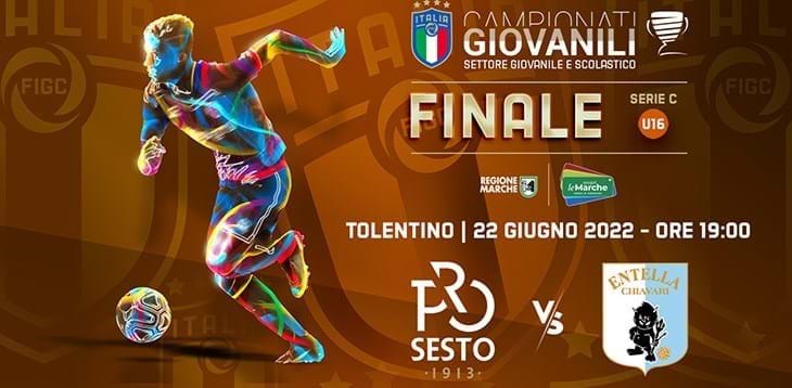 U 16 Serie C: questa sera la finale tra Pro Sesto e Virtus Entella